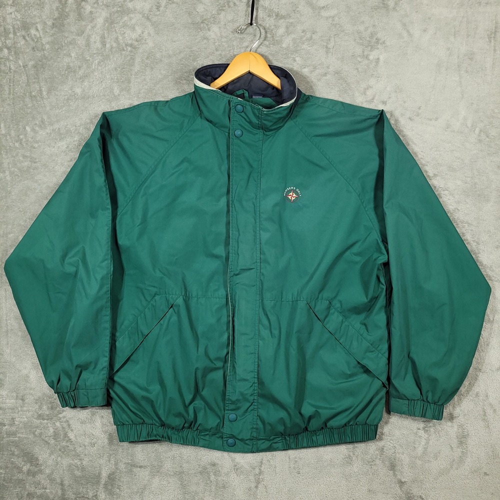 Vintage Members Only Jacket Mens XXT 2X Tall Green Mariner Windbreaker Full Zip